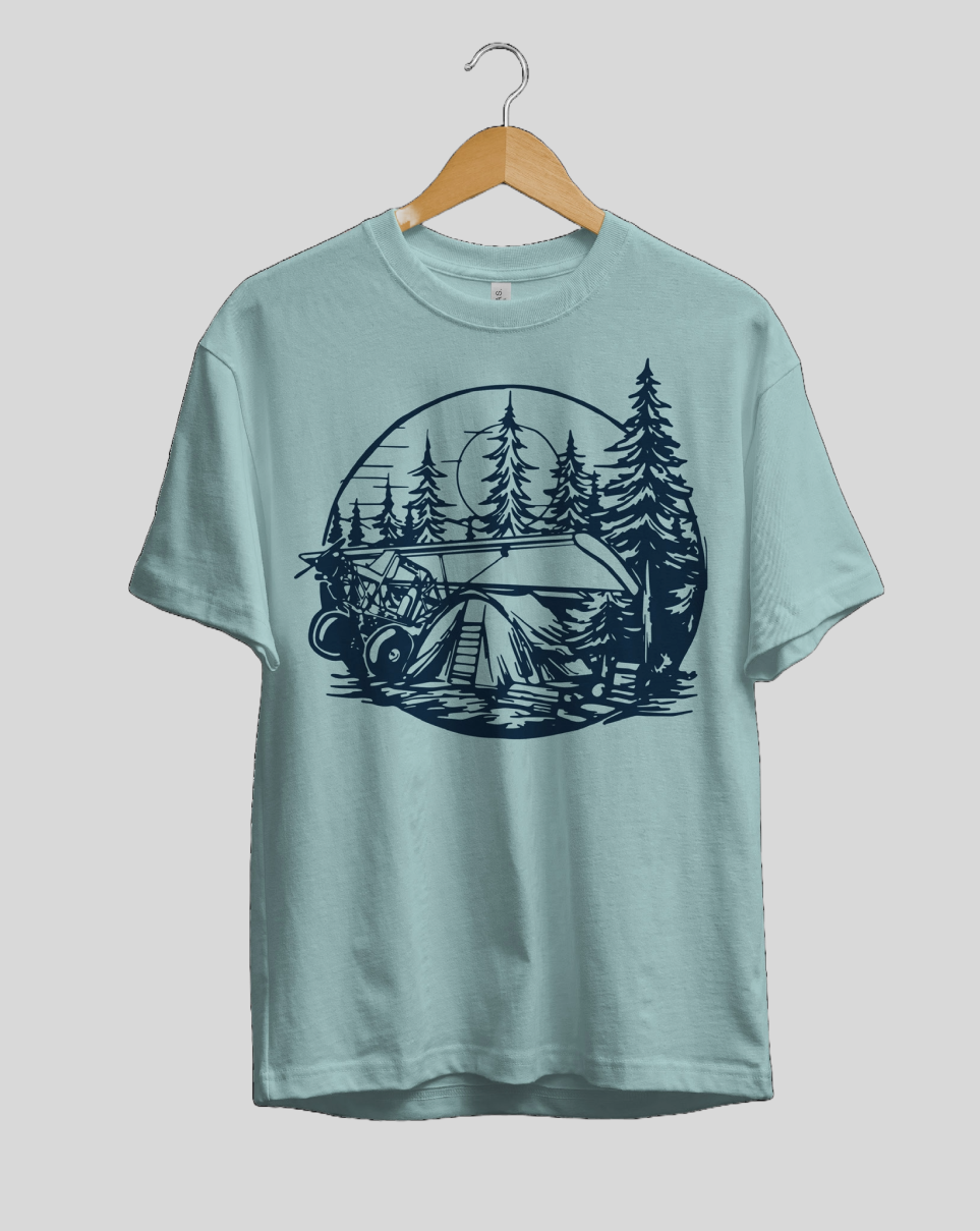 Top Rudder Aircraft Adventure Camp T-Shirt