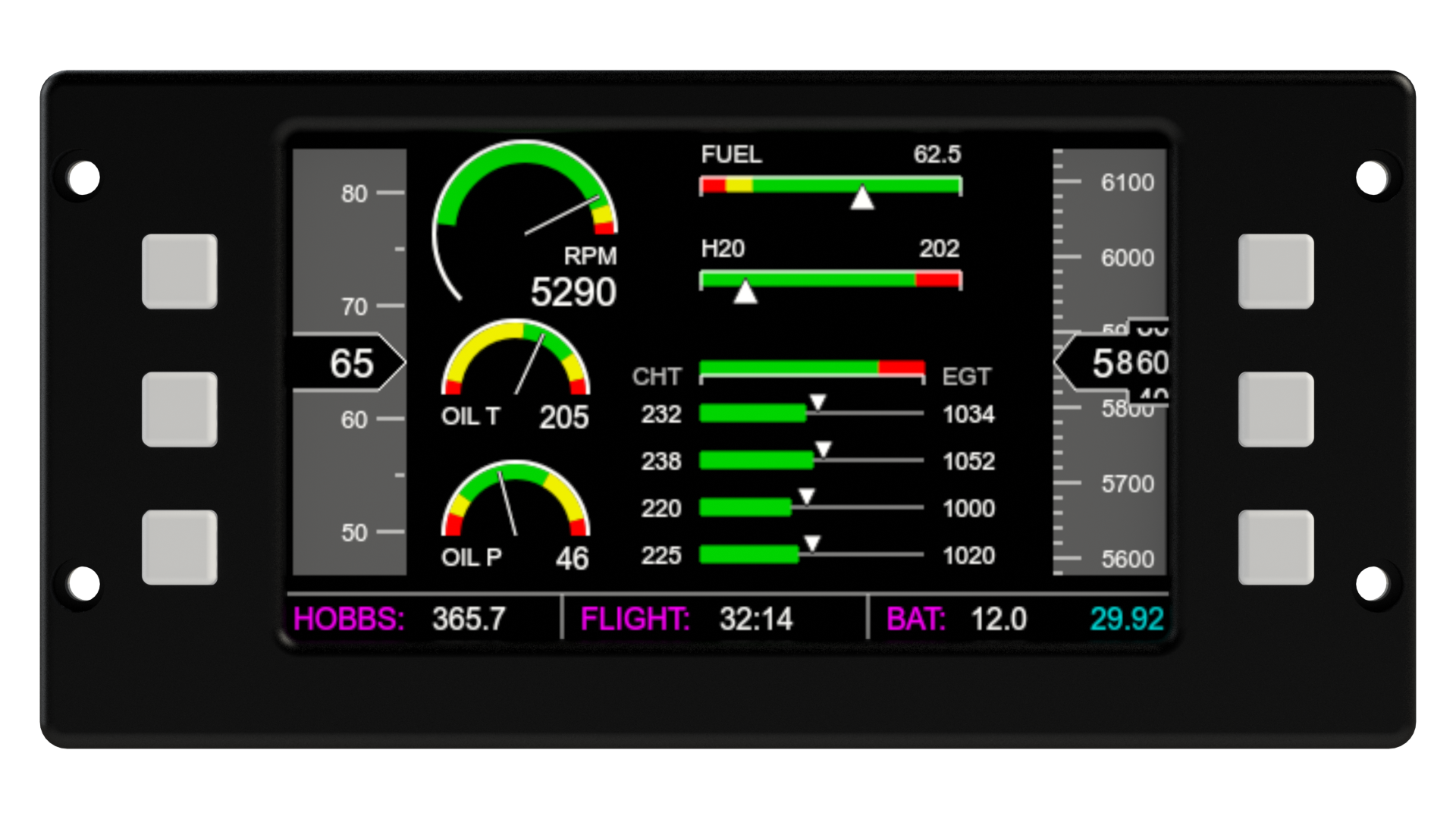Wapsi Aero 4-Cylinder Engine Monitor